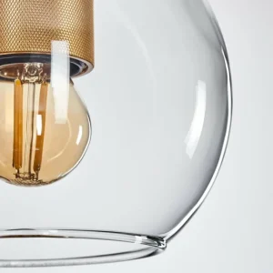 hofstein Suspension Verre 15 cm Koyoto Or, 1 lumière* Lampes En Verre