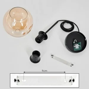 hofstein Suspension Verre 15 cm Koyoto Ambre, 1 lumière* Lampes En Verre