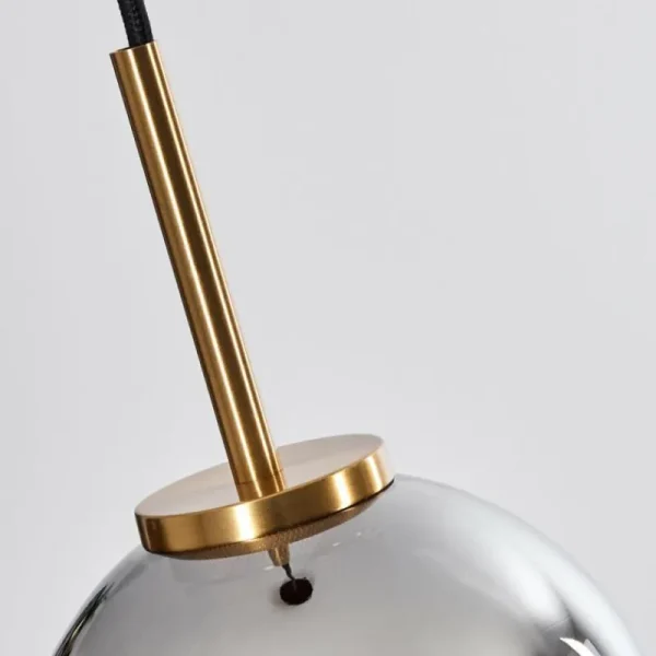 hofstein Suspension Verre 15 cm Koyoto Or, Noir, 1 lumière* Lampes En Verre