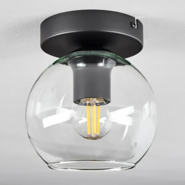 hofstein Suspension Verre 15 cm Koyoto Clair, 1 lumière* Lampes En Verre