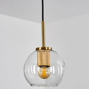hofstein Suspension Verre 15 cm Koyoto Or, 1 lumière* Lampes En Verre
