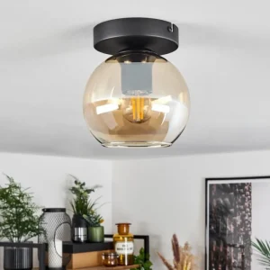 hofstein Suspension Verre 15 cm Koyoto Ambre, 1 lumière* Lampes En Verre