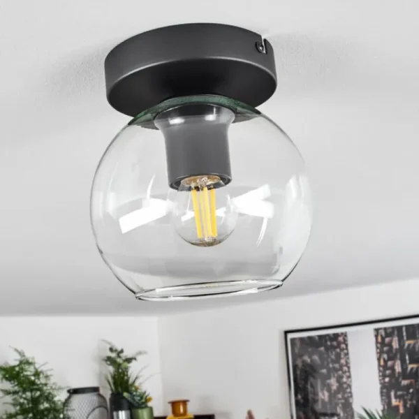 hofstein Suspension Verre 15 cm Koyoto Clair, 1 lumière* Lampes En Verre