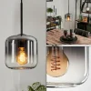 hofstein Suspension Verre 15 cm Lauden Clair, Fumé, 1 lumière* Lampes Modernes