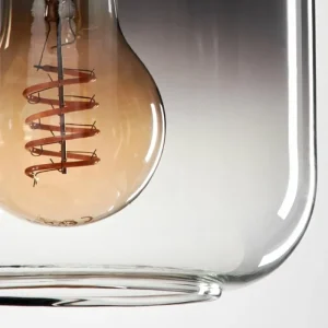 hofstein Suspension Verre 15 cm Lauden Clair, Fumé, 1 lumière* Lampes Modernes