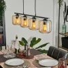 hofstein Suspension Verre 15cm Lauden Ambre, 4 lumières* Lampes En Verre