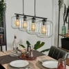 hofstein Suspension Verre 20cm Lauden Clair, 4 lumières* Lampes En Verre
