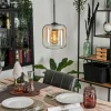 hofstein Suspension Verre 20cm Lauden Ambre, Clair, 1 lumière* Lampes En Verre