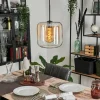 hofstein Suspension Verre 25cm Lauden Ambre, Clair, 1 lumière* Lampes En Verre