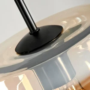 hofstein Suspension Verre 25cm Lauden Ambre, Clair, 1 lumière* Lampes En Verre