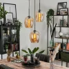 hofstein Suspension Verre 20cm Vevino Ambre, 3 lumières* Lampes En Verre