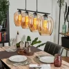 hofstein Suspension Verre 20cm Vevino Ambre, 4 lumières* Lampes En Verre