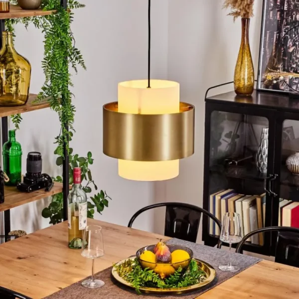 hofstein Suspension Vivian Laiton, 1 lumière* Lampes En Verre