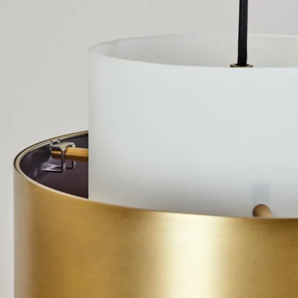hofstein Suspension Vivian Laiton, 1 lumière* Lampes En Verre