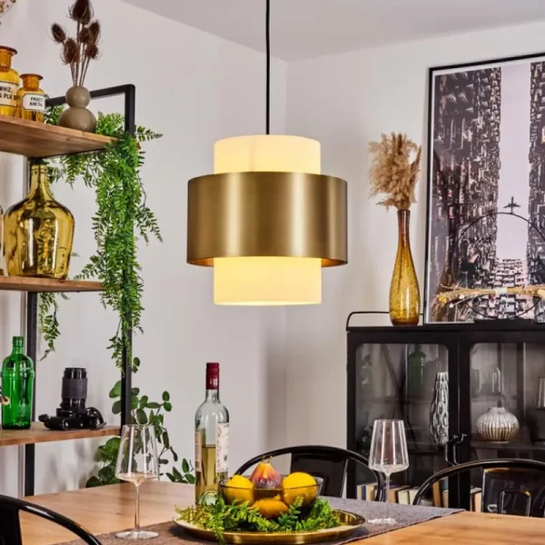 hofstein Suspension Vivian Laiton, 1 lumière* Lampes En Verre
