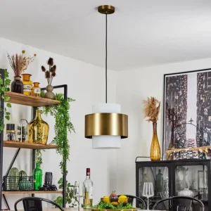 hofstein Suspension Vivian Laiton, 1 lumière* Lampes En Verre