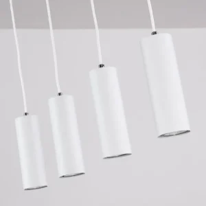 hofstein Suspension Zuoz Blanc, 4 lumières* Lampes Modernes