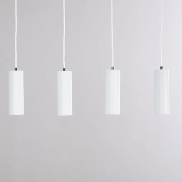 hofstein Suspension Zuoz Blanc, 4 lumières* Lampes Modernes
