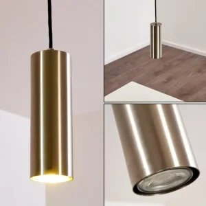 hofstein Suspension Zuoz Nickel mat, 1 lumière* Lampes Modernes