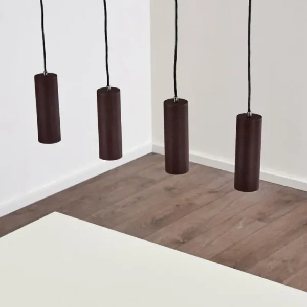 hofstein Suspension Zuoz Rouille, 4 lumières* Lampes Modernes