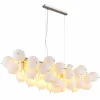 Luminaires Globo Lighting Udo Suspension Nickel mat, 6 lumières* Lampes En Verre