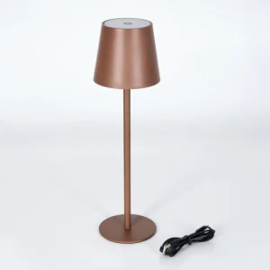 hofstein Vannie Lampe de table d'extérieur, Lampe à poser LED Brun, 1 lumière* Lampes Modernes