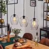 hofstein Vevino Suspension Clair, 3 lumières* Lampes En Verre