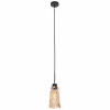 Luminaires Steinhauer Vidrio Suspension Noir, 1 lumière* Lampes En Verre