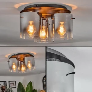 hofstein Vireda Plafonnier Anthracite, 3 lumières* Lampes Modernes