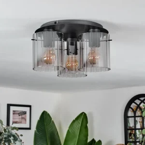 hofstein Vireda Plafonnier Anthracite, 3 lumières* Lampes Modernes