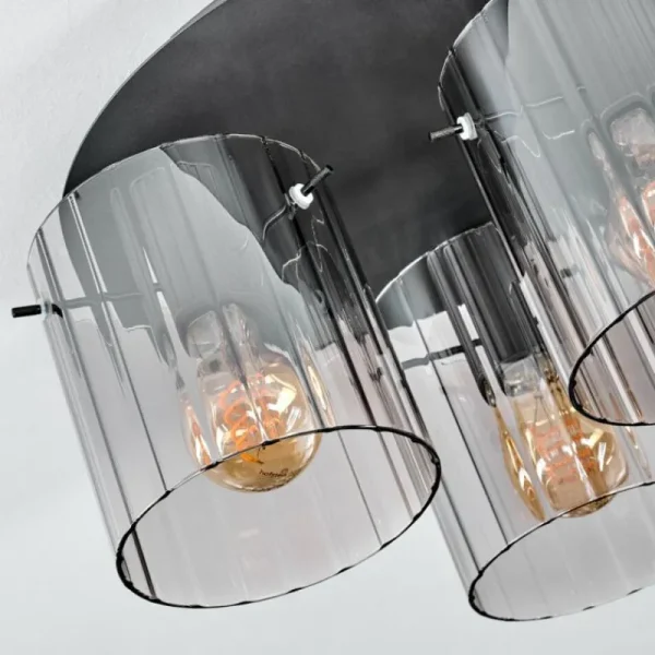 hofstein Vireda Plafonnier Anthracite, 3 lumières* Lampes Modernes