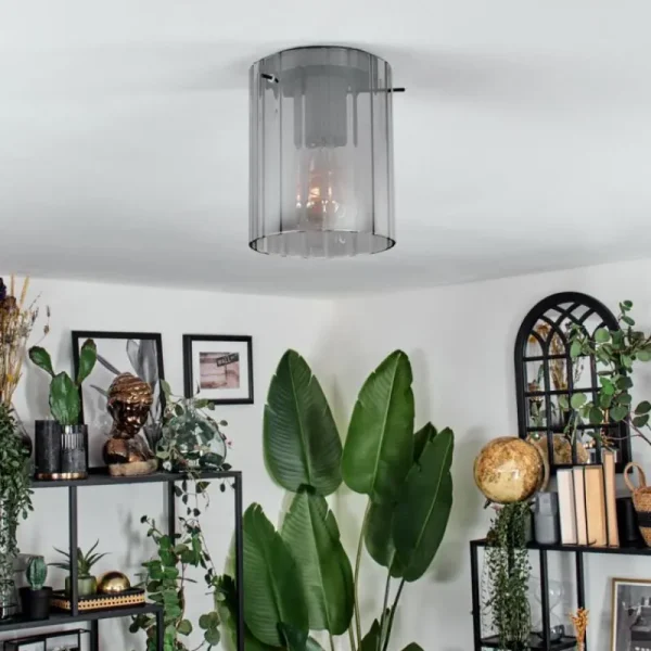 hofstein Vireda Plafonnier, Spot de plafond Noir, 1 lumière* Lampes Modernes