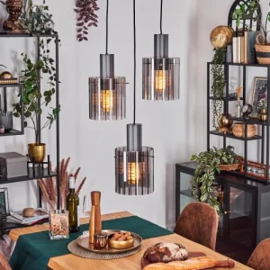 hofstein Vireda Suspension, Suspension Anthracite, 3 lumières* Lampes Modernes