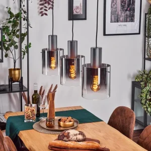 hofstein Vireda Suspension, Suspension Anthracite, 3 lumières* Lampes Modernes