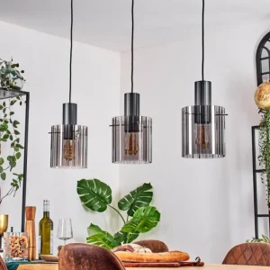 hofstein Vireda Suspension, Suspension Anthracite, 3 lumières* Lampes Modernes