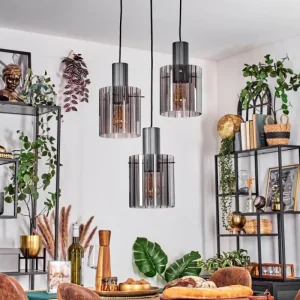 hofstein Vireda Suspension, Suspension Anthracite, 3 lumières* Lampes Modernes