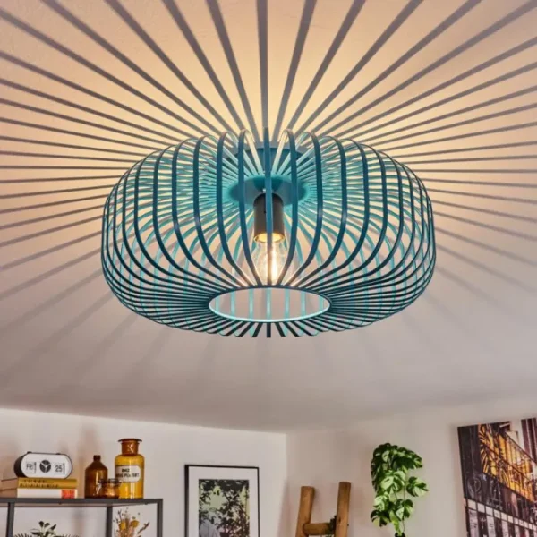 hofstein Wemude Plafonnier Bleu, 1 lumière* Lampes Modernes