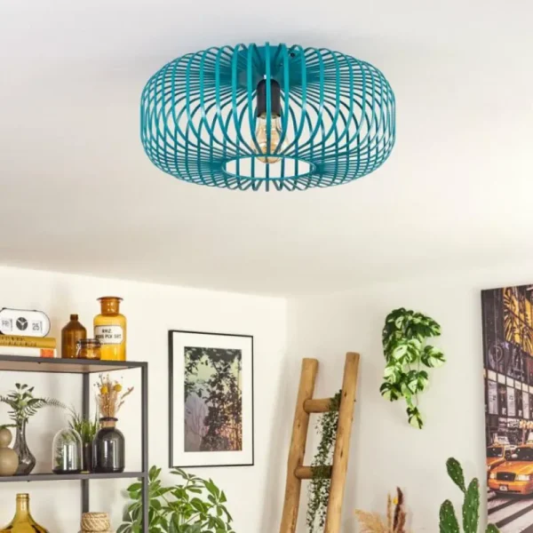 hofstein Wemude Plafonnier Bleu, 1 lumière* Lampes Modernes