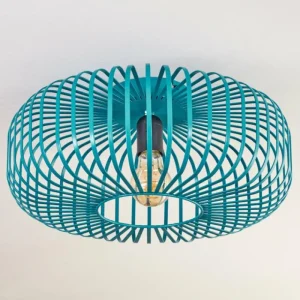 hofstein Wemude Plafonnier Bleu, 1 lumière* Lampes Modernes