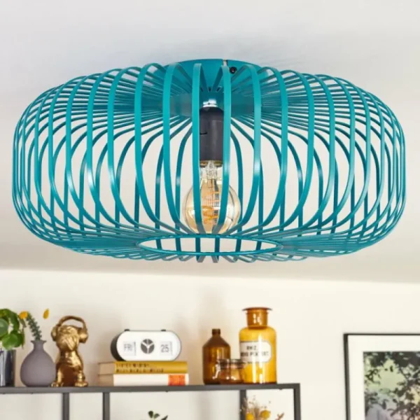 hofstein Wemude Plafonnier Bleu, 1 lumière* Lampes Modernes