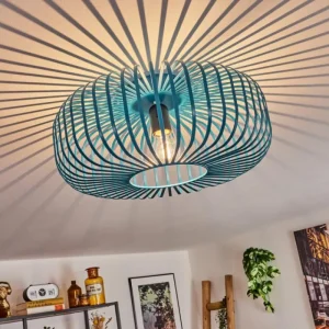 hofstein Wemude Plafonnier Bleu, 1 lumière* Lampes Modernes